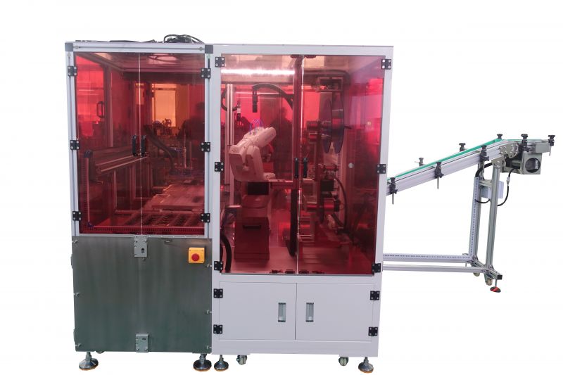 BK-TM01  定制六軸機器人CCD檢測貼膜機