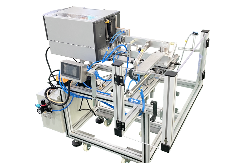 BK-802C  全自動側面轉拍式實時打印貼標機