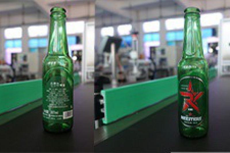 BK-311 啤酒瓶半自動圓瓶貼標機視頻